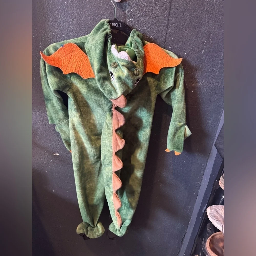 Koala Kids Green Dragon Zip Up Costume Size 2T
